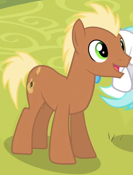 Size: 475x625 | Tagged: safe, derpibooru import, screencap, lightning bolt, lyra heartstrings, meadow song, white lightning, pegasus, pony, filli vanilli, background pony, female, mare, musical clownspony