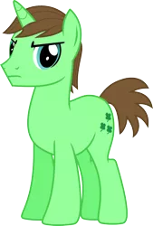 Size: 844x1251 | Tagged: safe, artist:ahurdofbronies, derpibooru import, oc, oc:lucky, unofficial characters only, pony, unicorn, male, simple background, solo, stallion, transparent background, vector