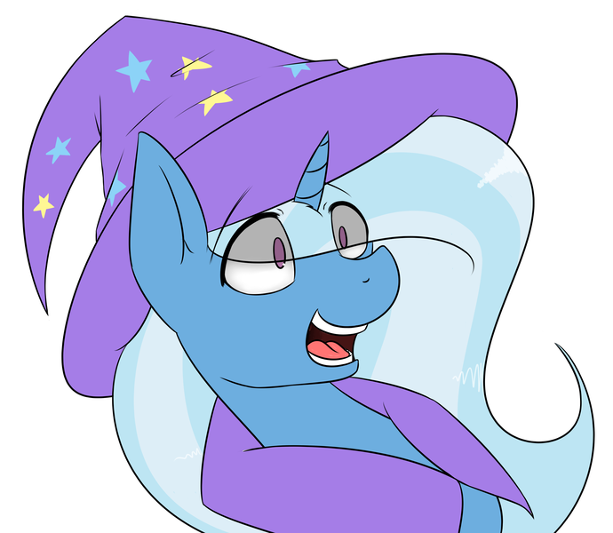 Size: 2635x2292 | Tagged: safe, artist:color-spark, derpibooru import, trixie, pony, unicorn, female, mare, portrait, solo