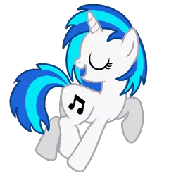 Size: 850x850 | Tagged: safe, artist:peternators, artist:redmagepony, derpibooru import, vinyl scratch, pony, unicorn, eyes closed, ms paint, solo