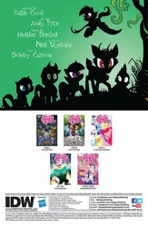 Size: 900x1384 | Tagged: safe, derpibooru import, idw, applejack, bramble, rainbow dash, rarity, spike, twilight sparkle, twilight sparkle (alicorn), alicorn, deer, pony, spoiler:comic, spoiler:comic27, female, idw advertisement, mare, preview