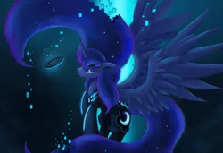 Size: 4165x2850 | Tagged: artist:ardail, crossover, derpibooru import, princess luna, safe, solo, tron