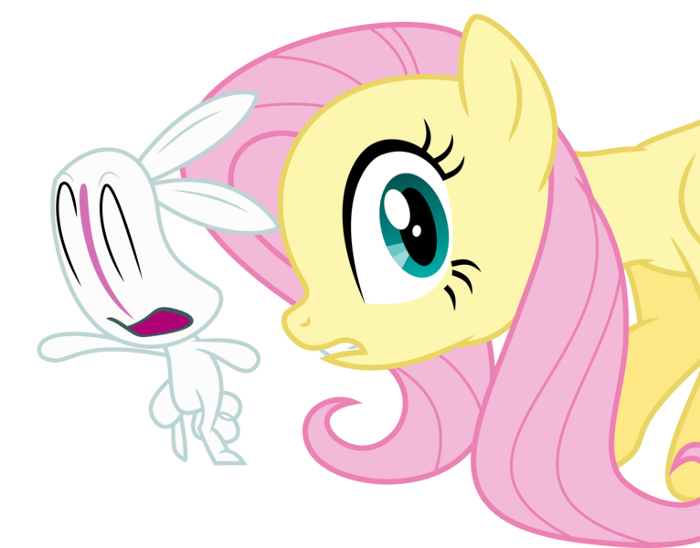 Size: 4499x3526 | Tagged: absurd resolution, angel bunny, animation smear, artist:twiforce, derpibooru import, dragonshy, faic, fluttershy, glitch, great moments in animation, open mouth, safe, screencap, simple background, smear, smear frame, transparent background, vector