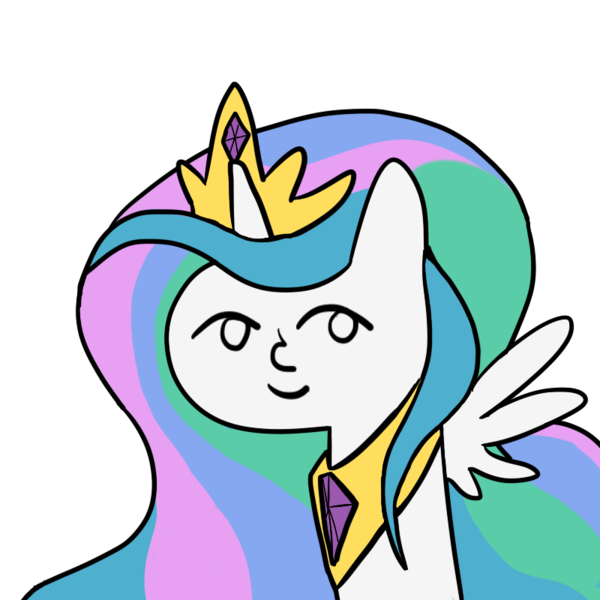 Size: 800x800 | Tagged: safe, artist:godofsteak, derpibooru import, princess celestia, alicorn, pony, female, le lenny face, mare, meme, simple background, solo, transparent background, wollap style