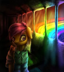 Size: 1292x1440 | Tagged: artist:9de-light6, derpibooru import, fanfic:rainbow factory, safe, scootaloo, solo