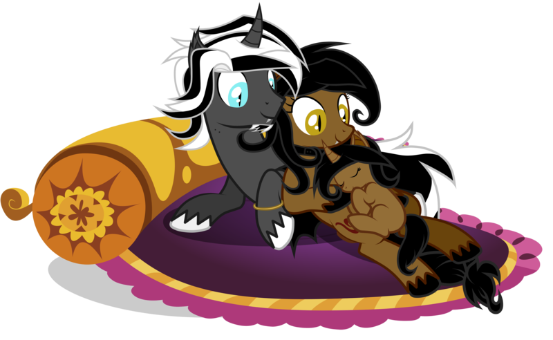 Size: 6500x4000 | Tagged: safe, artist:junkiesnewb, derpibooru import, oc, oc:nox arcana, oc:tempest arcana, oc:whirlwind dust, unofficial characters only, bat pony, bat pony unicorn, pony, vampire, vampony, wingless bat pony, absurd resolution, bed, bolster pillow, bracelet, collar, cuddling, curved horn, cute, eyes closed, family, fangs, female, filly, foal, male, mare, married, noxwind, on back, parent:oc:nox arcana, parent:oc:whirlwind dust, parents:noxwind, prone, shipping, side, simple background, sleeping, slit eyes, smiling, snuggling, stallion, straight, transparent background, unshorn fetlocks, vector