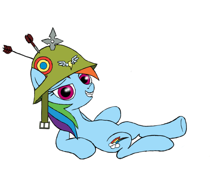 Size: 1488x1317 | Tagged: artist:fonypan, derpibooru import, rainbow dash, safe, solo, tank girl