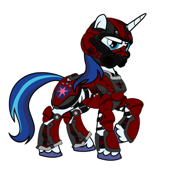 Size: 1024x1024 | Tagged: armor, artist:spazzymcnugget, crossover, derpibooru import, helmet, planetside 2, safe, shining armor, simple background, solo, terran republic, transparent background, vector, video game