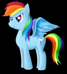 Size: 1000x1100 | Tagged: artist:easteu, derpibooru import, rainbow dash, safe, solo