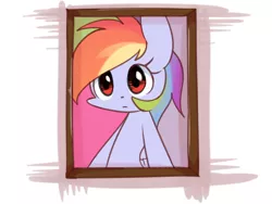 Size: 640x480 | Tagged: safe, artist:joycall6, derpibooru import, rainbow dash, cute, dashabetes, frame, solo