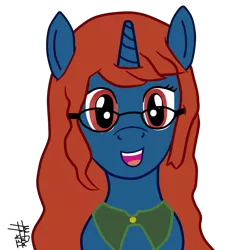 Size: 2343x2393 | Tagged: safe, artist:multi-faceted, derpibooru import, oc, oc:lexy eileen, unofficial characters only, glasses, solo