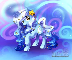 Size: 600x500 | Tagged: safe, artist:shinepawpony, derpibooru import, oc, unofficial characters only, pony, unicorn, solo, stars