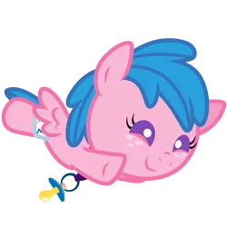 Size: 1500x1500 | Tagged: safe, artist:sunley, derpibooru import, baby firefly, pony, baby, baby pony, button eyes, female, filly, foal, g1, g1 to g4, g4, generation leap, pacifier, simple background, transparent background, vector