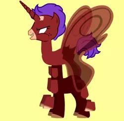 Size: 572x557 | Tagged: safe, derpibooru import, oc, unofficial characters only, alicorn, pony, pony creator, alicorn oc, blank flank, kill it, nightmare fuel, not salmon, quality, solo, wat, what has science done