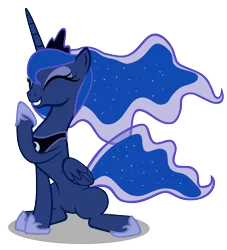 Size: 5000x5500 | Tagged: absurd resolution, amused, artist:cencerberon, derpibooru import, happy, laughing, princess luna, safe, show accurate, simple background, sitting, solo, transparent background, vector