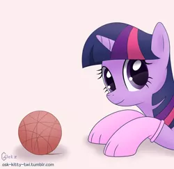 Size: 2600x2532 | Tagged: artist:galekz, ask-kitty-twi, behaving like a cat, cute, derpibooru import, safe, solo, twiabetes, twilight cat, twilight sparkle, yarn