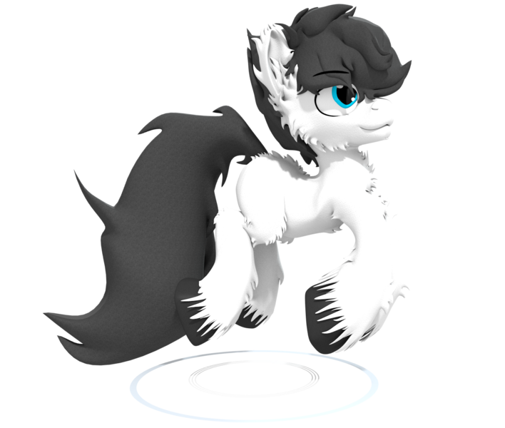 Size: 1473x1248 | Tagged: safe, artist:sherfur, derpibooru import, oc, oc:luke, unofficial characters only, earth pony, pony, 3d, blank flank, male, simple background, solo, stallion, transparent background, unshorn fetlocks