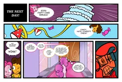 Size: 5250x3500 | Tagged: artist:viga gadson, cheese sandwich, comic, derpibooru import, oc, oc:cream cheese, pinkie pie, safe