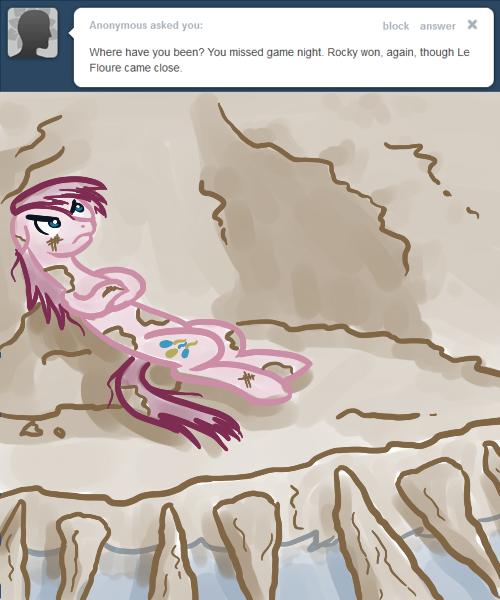 Size: 500x600 | Tagged: safe, artist:alipes, derpibooru import, pinkie pie, ask pinkie pierate, ask, solo, tumblr