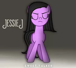 Size: 848x758 | Tagged: album, album cover, artist:aldobronyjdc, cover, jessie j, parody, ponified, ponified album cover, ponified celebrity, safe, solo, sweet talker