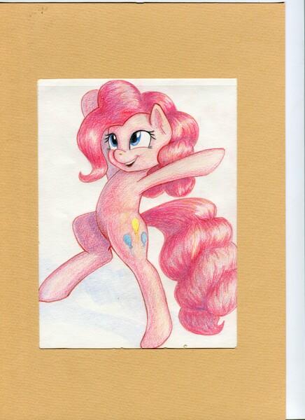 Size: 5100x7019 | Tagged: absurd resolution, artist:sokolas, derpibooru import, pinkie pie, safe, solo, traditional art