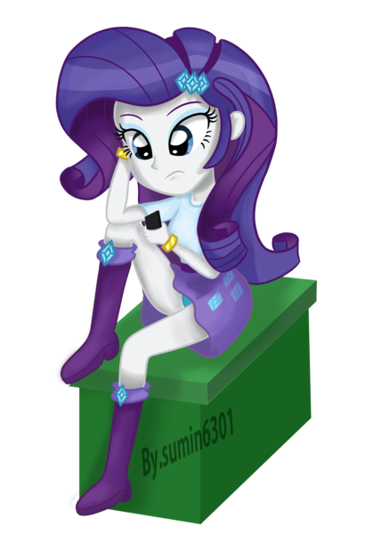 Size: 1578x2309 | Tagged: suggestive, artist:sumin6301, derpibooru import, rarity, equestria girls, blue underwear, clothes, female, image, mobile phone, panties, panty shot, phone, png, raripanty, simple background, sitting, skirt, smartphone, solo, solo female, thighs, transparent background, underwear, upskirt