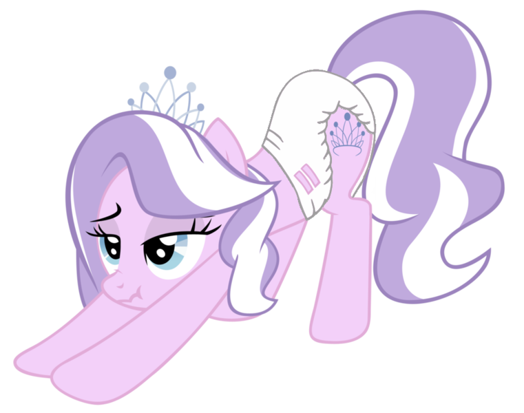 Size: 900x710 | Tagged: suggestive, artist:thunderdasher07, derpibooru import, diamond tiara, earth pony, pony, diaper, diaper fetish, female, iwtcird, mare, meme, older, scrunchy face, solo