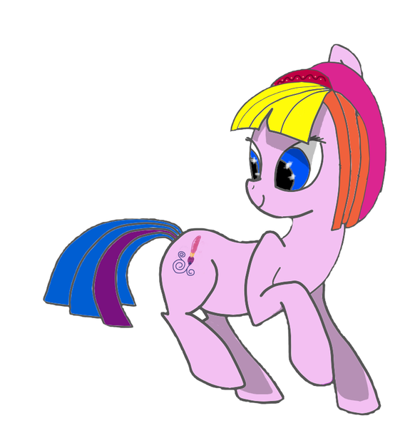 Size: 800x825 | Tagged: artist:rainboom-dash, derpibooru import, g3, g3 to g4, generation leap, safe, solo, toola roola