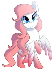 Size: 1368x1758 | Tagged: safe, artist:drawntildawn, derpibooru import, oc, oc:sakura, unofficial characters only, pegasus, pony, colored wings, gradient wings, solo