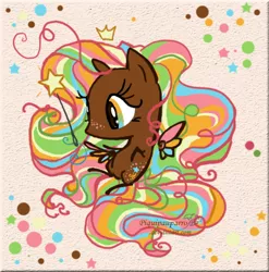 Size: 508x515 | Tagged: safe, artist:piquipauparro, derpibooru import, oc, oc:chinin, unofficial characters only, alicorn, pony, alicorn oc, solo