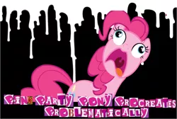 Size: 962x646 | Tagged: alliteration, derpibooru import, expand dong, exploitable meme, faic, meme, pinkie frogmouth, pinkie pie, safe, screaming, solo