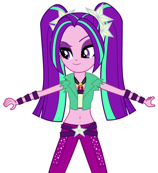 Size: 2581x2821 | Tagged: safe, artist:ponyalfonso, derpibooru import, edit, vector edit, aria blaze, equestria girls, rainbow rocks, amulet, belly button, close-up, clothes, midriff, necklace, simple background, solo, transparent background, vector, wristband