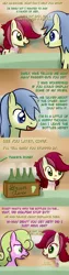 Size: 650x2600 | Tagged: artist:why485, ask, ask the flower trio, bottle, comic, daisy, derpibooru import, flower wishes, goldengrape, roseluck, safe, sir colton vines iii, tumblr