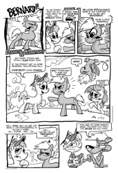 Size: 950x1387 | Tagged: artist:derrick fish, bernard, dandy, dandy and company, derpibooru import, merryweather, mistake, monochrome, oc, safe, unofficial characters only