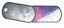 Size: 476x207 | Tagged: artist:battlefieldbrony, cutie mark, derpibooru import, dog tags, safe, twilight sparkle