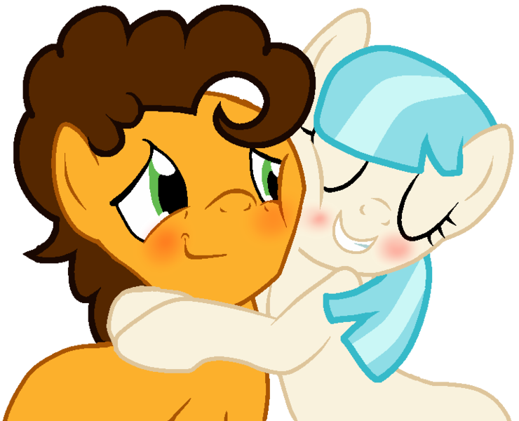 Size: 771x625 | Tagged: artist:assa-chan, base used, blushing, cheesecoco, cheese sandwich, coco pommel, derpibooru import, female, male, safe, shipping, straight