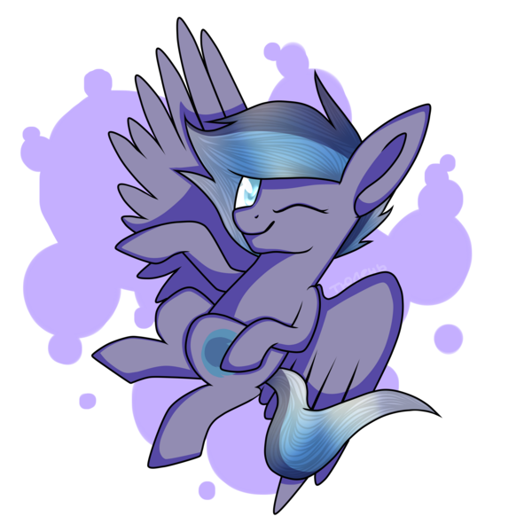 Size: 4500x4500 | Tagged: safe, artist:jandi-seal, derpibooru import, oc, unofficial characters only, pegasus, pony, absurd resolution, simple background, solo, transparent background, wink