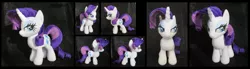 Size: 6433x1785 | Tagged: artist:fireflytwinkletoes, bedroom eyes, derpibooru import, irl, photo, plushie, rarity, safe, solo