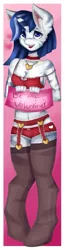 Size: 455x1753 | Tagged: anthro, artist:psychobanana-arts, clothes, derpibooru import, female, hearts and hooves day, hearts and hooves day cards, lingerie, oc, oc:umbra, solo, solo female, suggestive, unofficial characters only, valentine, zebracorn