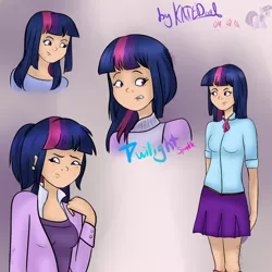 Size: 1024x1024 | Tagged: safe, artist:katedoof, derpibooru import, twilight sparkle, human, equestria girls outfit, humanized, solo