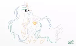 Size: 1680x1020 | Tagged: artist:gimmogear, princess celestia, safe, solo