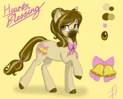 Size: 1024x829 | Tagged: safe, artist:renniksarts, derpibooru import, oc, oc:hearts blessing, unofficial characters only, earth pony, pony, female, mare, reference sheet, solo