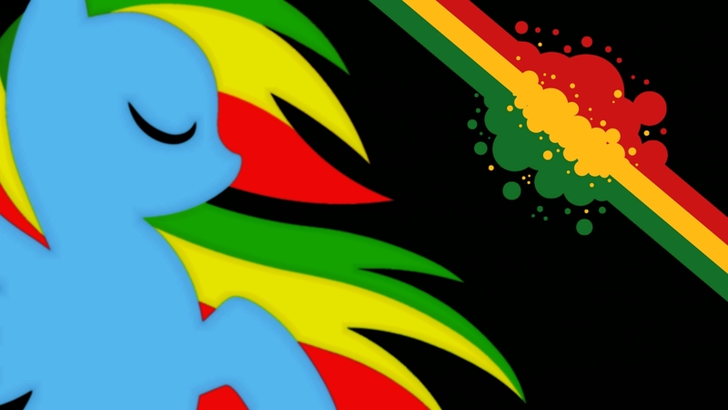 Size: 1920x1080 | Tagged: colored, ethiopia, rainbow dash, rasta, rastafari, safe