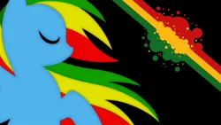 Size: 1920x1080 | Tagged: colored, ethiopia, rainbow dash, rasta, rastafari, safe