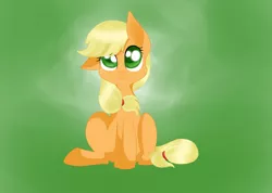 Size: 1024x731 | Tagged: applejack, artist:justbrohoof, safe, solo