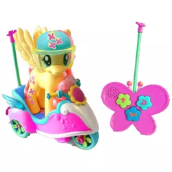 Size: 600x600 | Tagged: cutie mark magic, doll, fluttershy, remote control, safe, scooter, toy