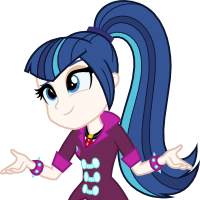 Size: 200x200 | Tagged: safe, artist:alkonium, artist:claritea, derpibooru import, shining armor, sonata dusk, equestria girls, clothes swap, gleaming shield, palette swap, recolor, rule 63, shining sonata, shrug, simple background, transparent background