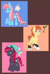 Size: 968x1444 | Tagged: artist:tilforeverends, derpibooru import, oc, oc:moonlit dream, oc:pumpkin seed, oc:wishful thinking, safe, unofficial characters only