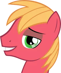 Size: 5996x7092 | Tagged: safe, artist:fuzzybrushy, derpibooru import, big macintosh, earth pony, pony, absurd resolution, male, simple background, solo, stallion, transparent background, vector