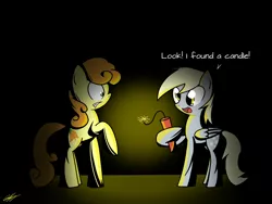 Size: 1024x768 | Tagged: safe, artist:therandomjoyrider, derpibooru import, carrot top, derpy hooves, golden harvest, pegasus, pony, dynamite, explosives, female, mare, oh crap, this will end in death, this will end in tears, this will end in tears and/or death
